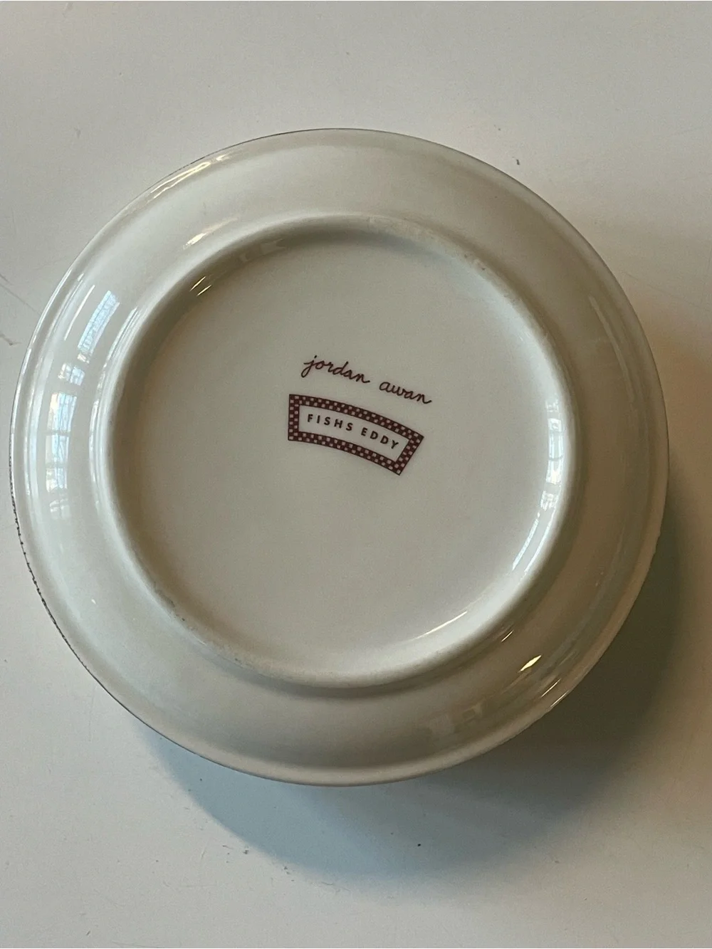 Set of Two Fishs Eddy Brooklyn Cereal Bowls, Discontinued Item